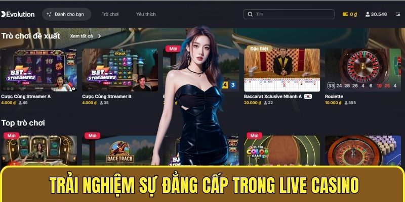 Giới Thiệu Xóc Đĩa Online - Website Cá Cược Đình Đám 2025 4 Trải nghiệm sự đẳng cấp trong Live Casino